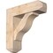 Ekena Millwork Funston Craftsman Smooth Bracket w/ Offset Brace, Douglas Fir, 7 1/2"W x 26"D x 26"H BKT0806X26X26FST04SDF - alternate 1